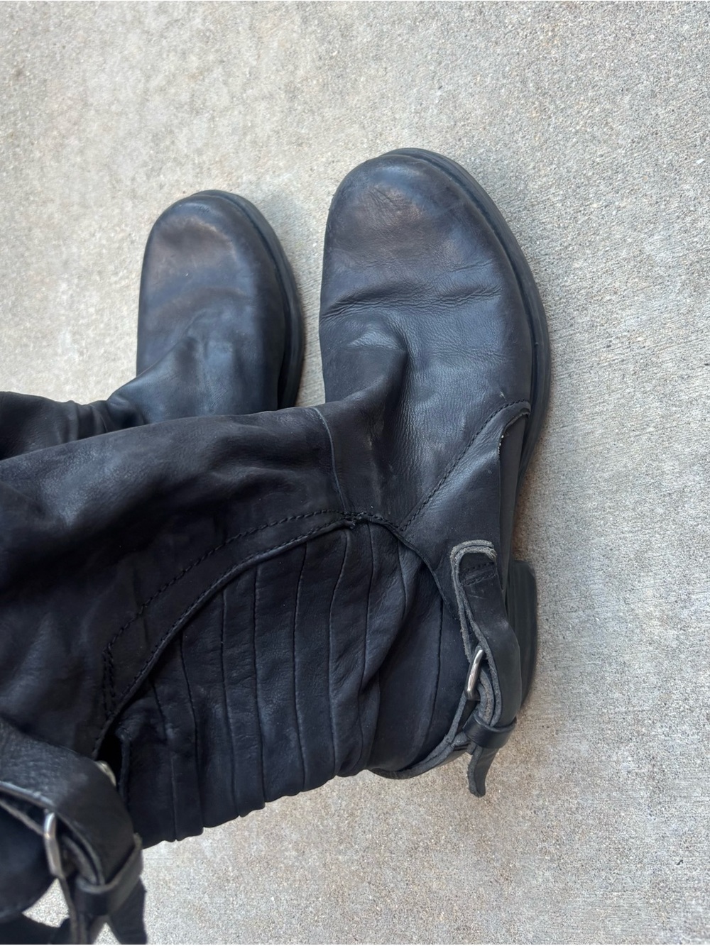 A.S.98 “Smyth” Black Leather Mid-Calf Engineer Boots — Size 39 (US 8–8.5) - Picture 5 of 6